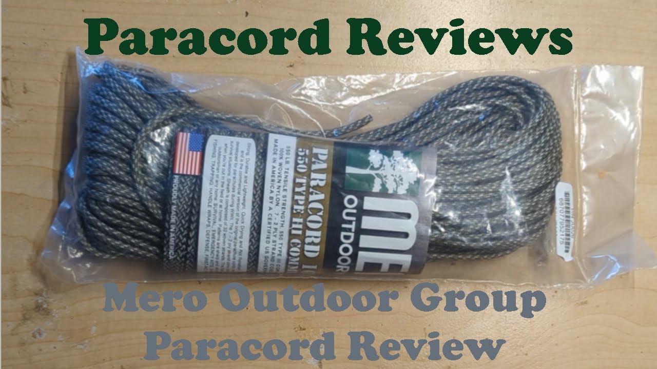 Mero Outdoor Group Paracord Review