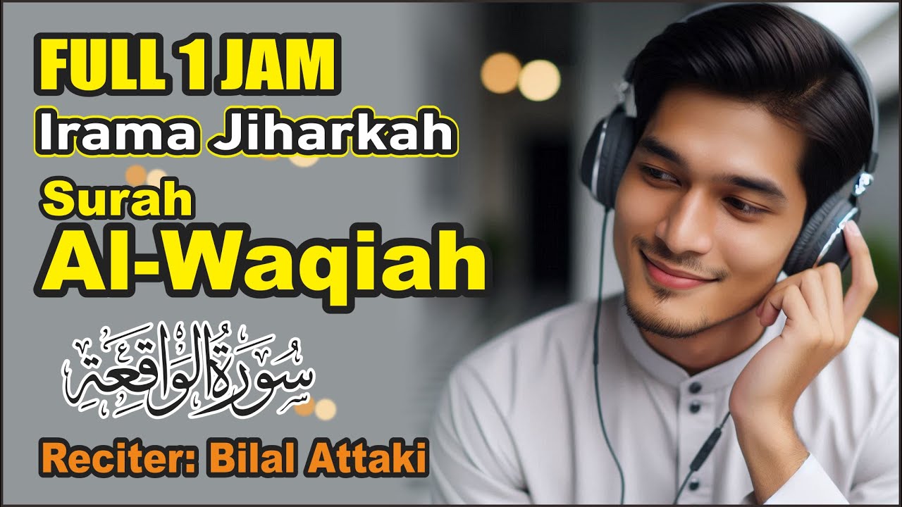 FULL 1 JAM ❗ SURAH AL-WAQIAH | IRAMA JIHARKAH