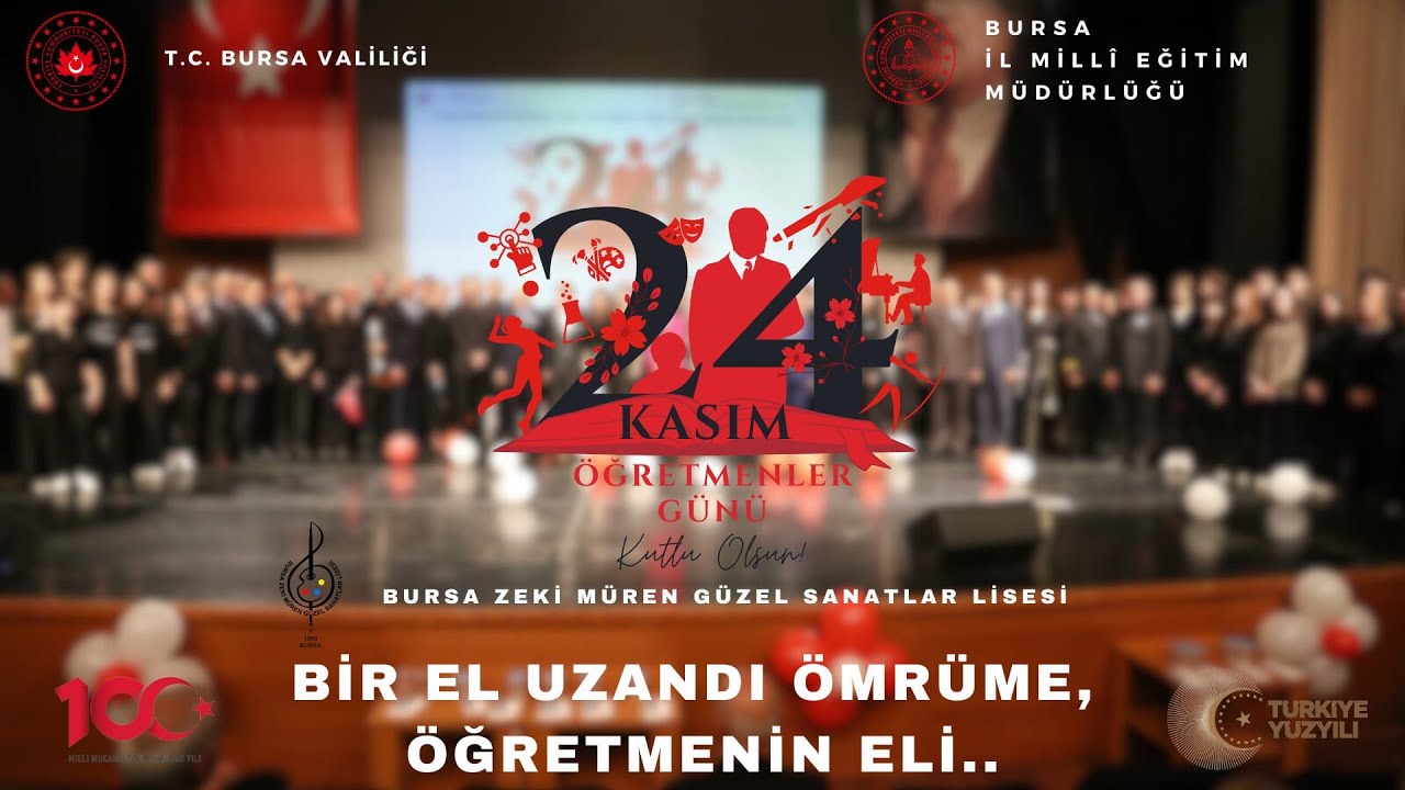 24 Kasım 2023 Öğretmenler Günü Programı-