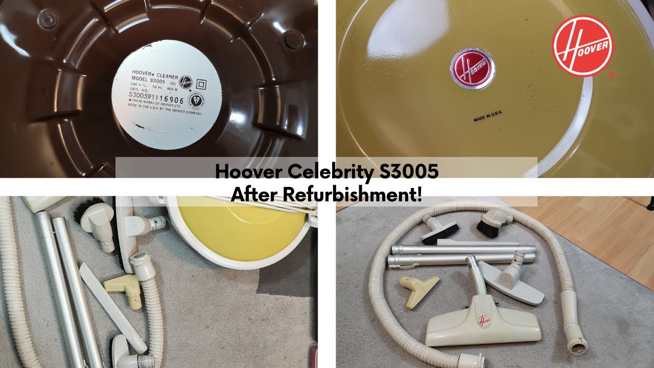 A Yellow Hoover Celebrity S3005 - After Restoration & Refurbishment!