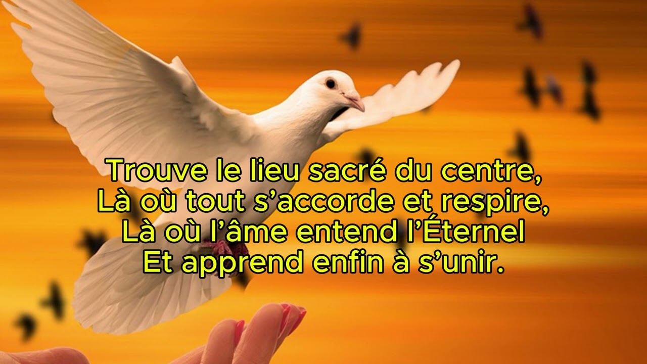 Sois en paix, ô mon âme !!...
