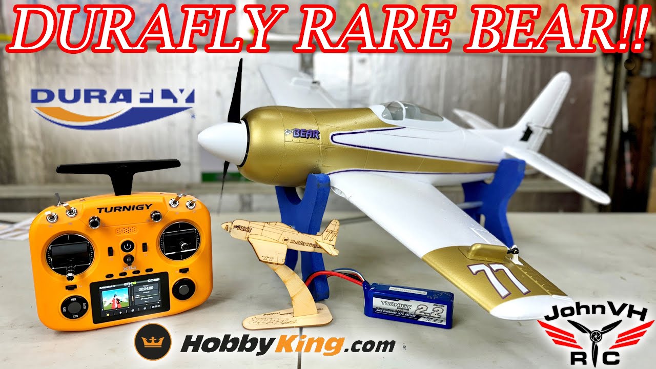 NEW Durafly Rare Bear Assembly and Build @HobbyKing #rarebear