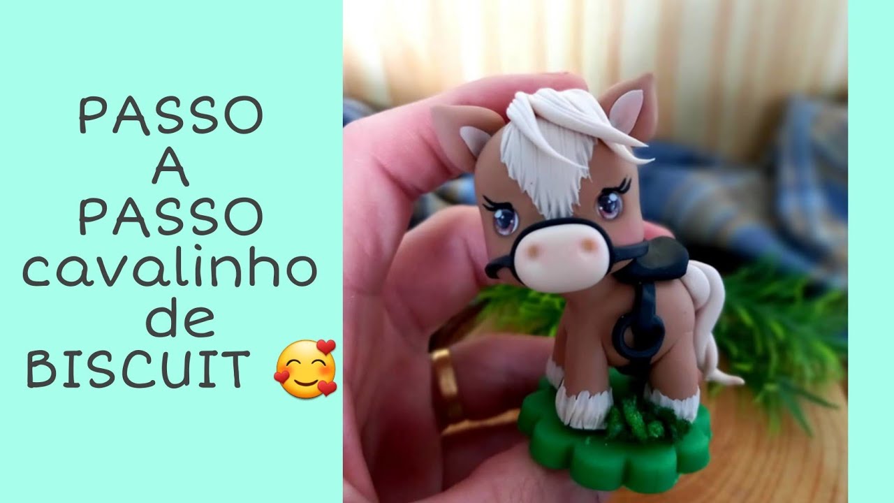 PASSO A PASSO CAVALINHO DE BISCUIT 🥰