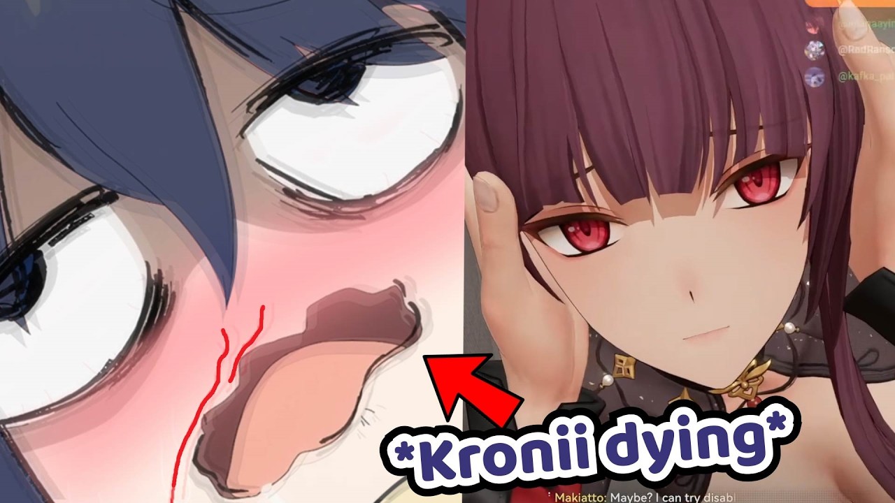 Kronii is Having NOSEBLEEDS on a SPONSORED STREAM Because This Girl is TOO CUTE