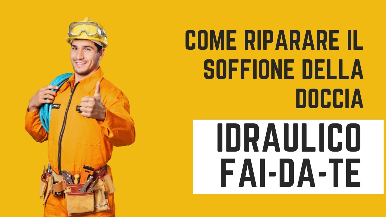 Idraulico fai da te: come riparare il soffione della doccia