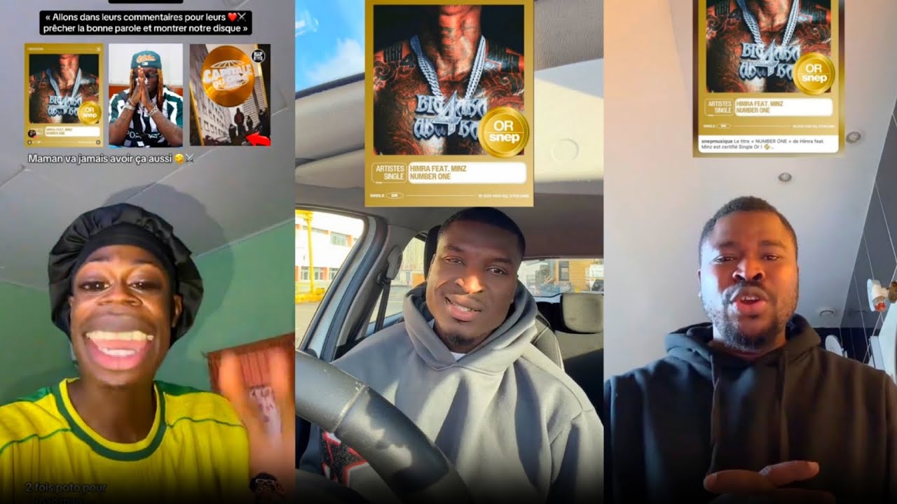 🚨 Disque d’Or Français Validé 😳 Par HIMRA 1⚔️, Le H devient 1er 🔥Rappeur Ivoirien avec NUMBER ONE
