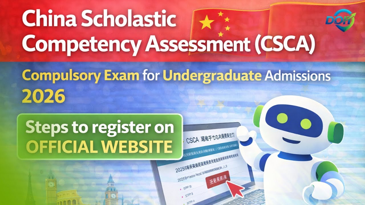 China Scholastic Competency Assessment CSCA I Compulsory Exam for Undergraduate Admissions 2026