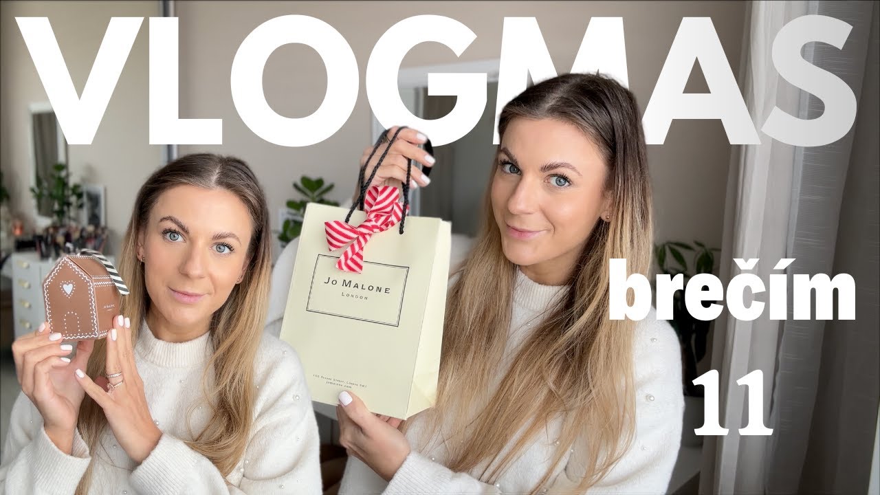 VLOGMAS 11 / stěžuju si a brečím 😂 Vánoční ozdoby pro děti, nehty, Jo Malone nákupy 🤑🤍