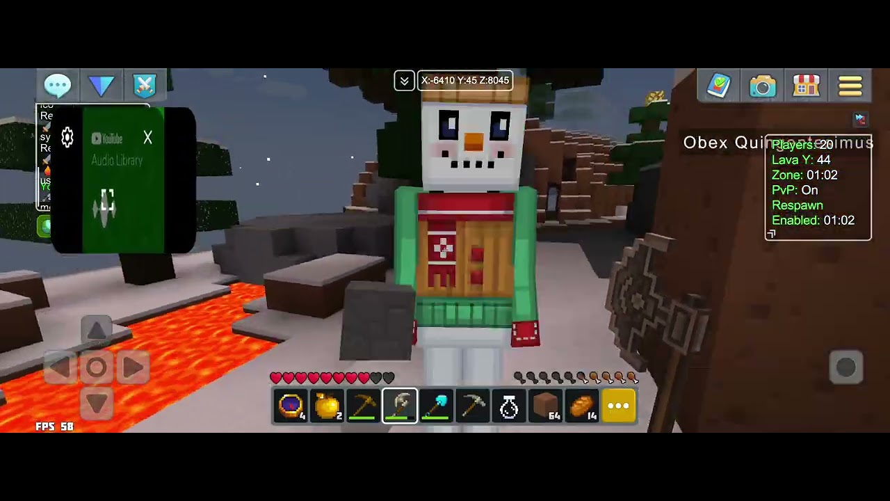 Lava survival planetcraft 7 minutes 