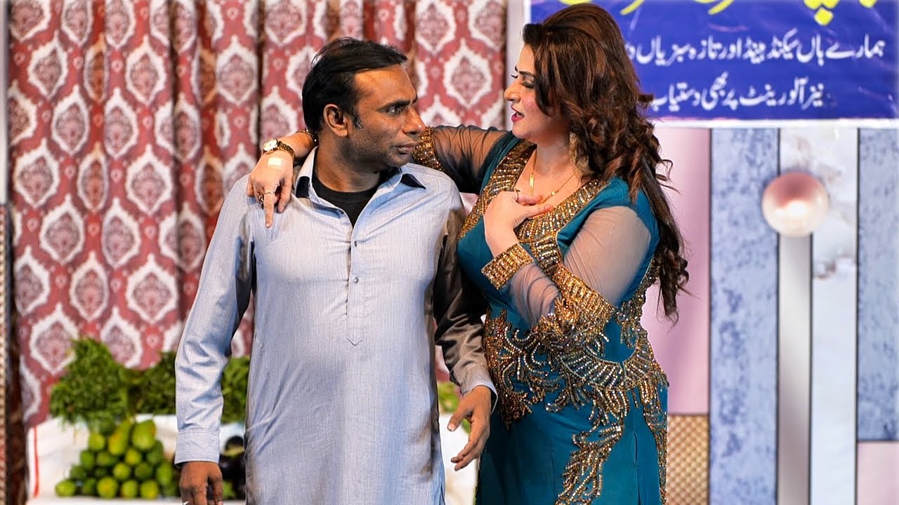 Afshan Khan With Azeem Vicky & Shahid Hashmi | New Best Comedy Stage Drama Clip 2022