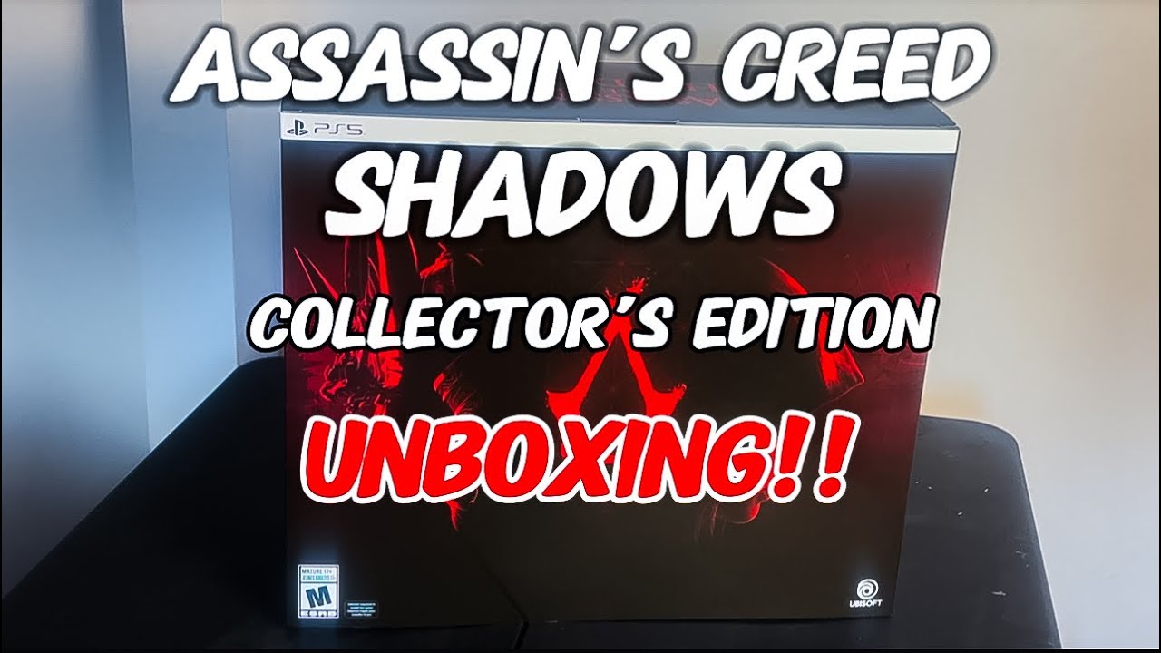 ASASSIN’S CREED SHADOWS COLLECTORS EDITION!!! #assassinscreed #assassincreedshadows #gaming