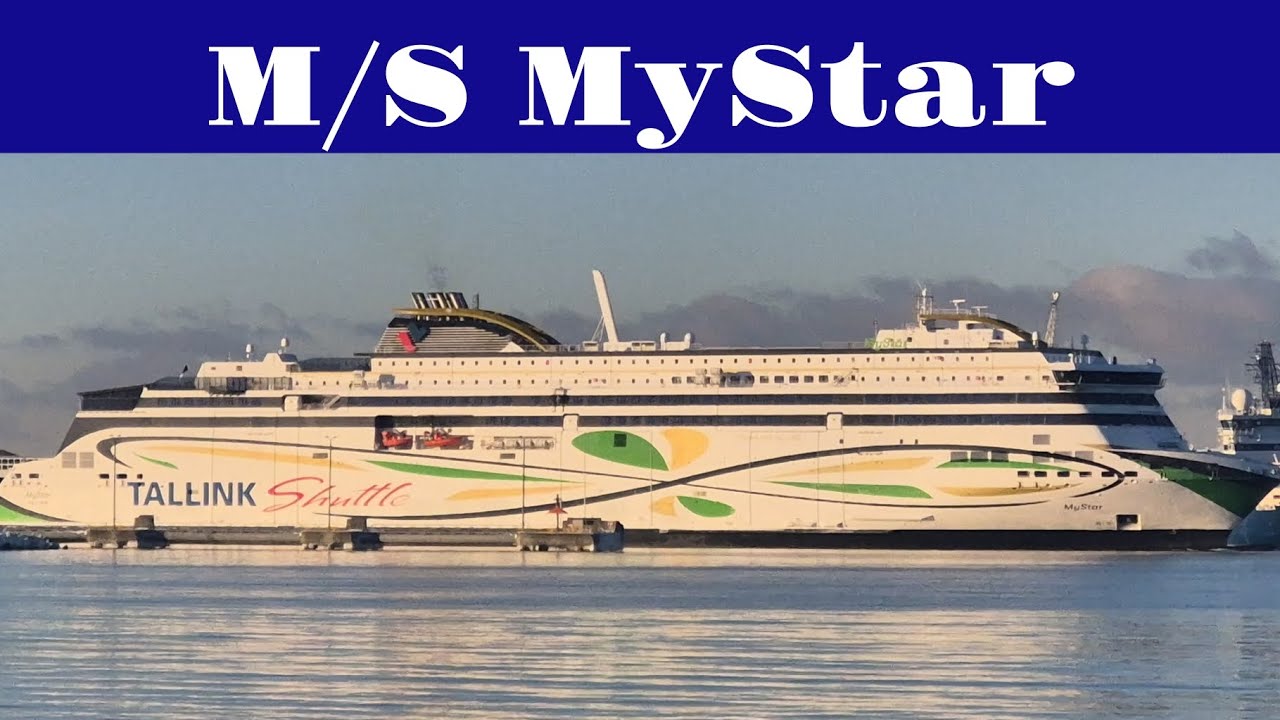 Tallink: M/S MyStar leaving Tallinn