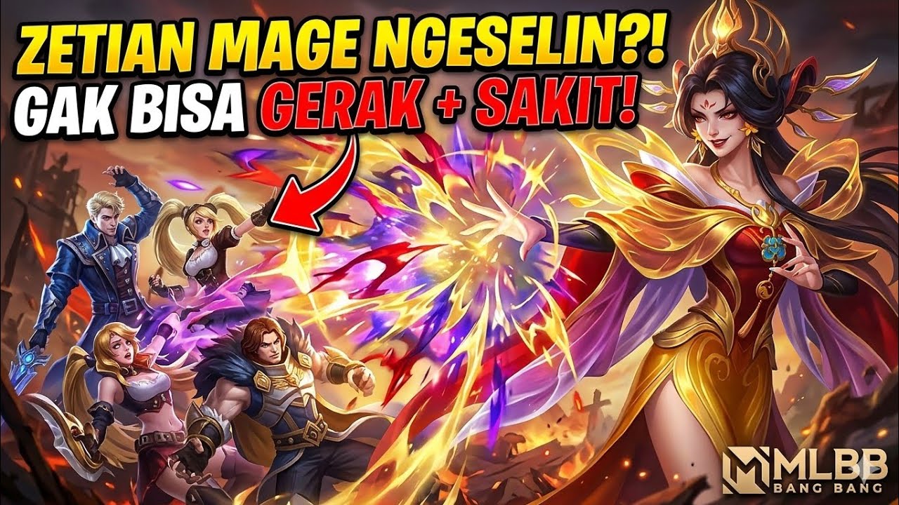 ZETIAN SETUP MAGE NGESELIN | ZETIAN GAMEPLAY 2026 | BUILD TOP 1 GLOBAL ZETIAN | MLBB