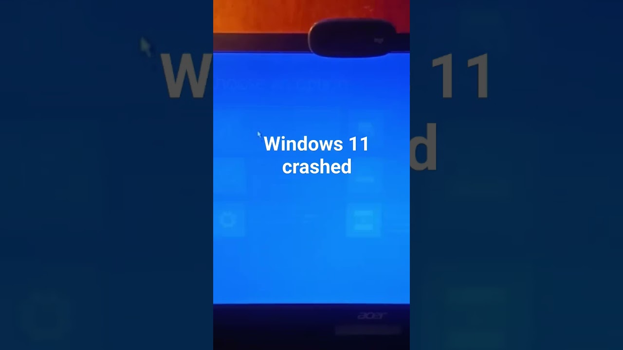 Microsoft windows crashed