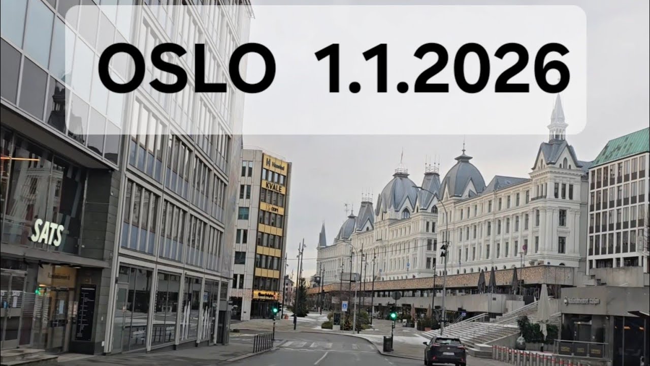 OSLO  DRIVING  IN NEW  YEAR  1.1.2026