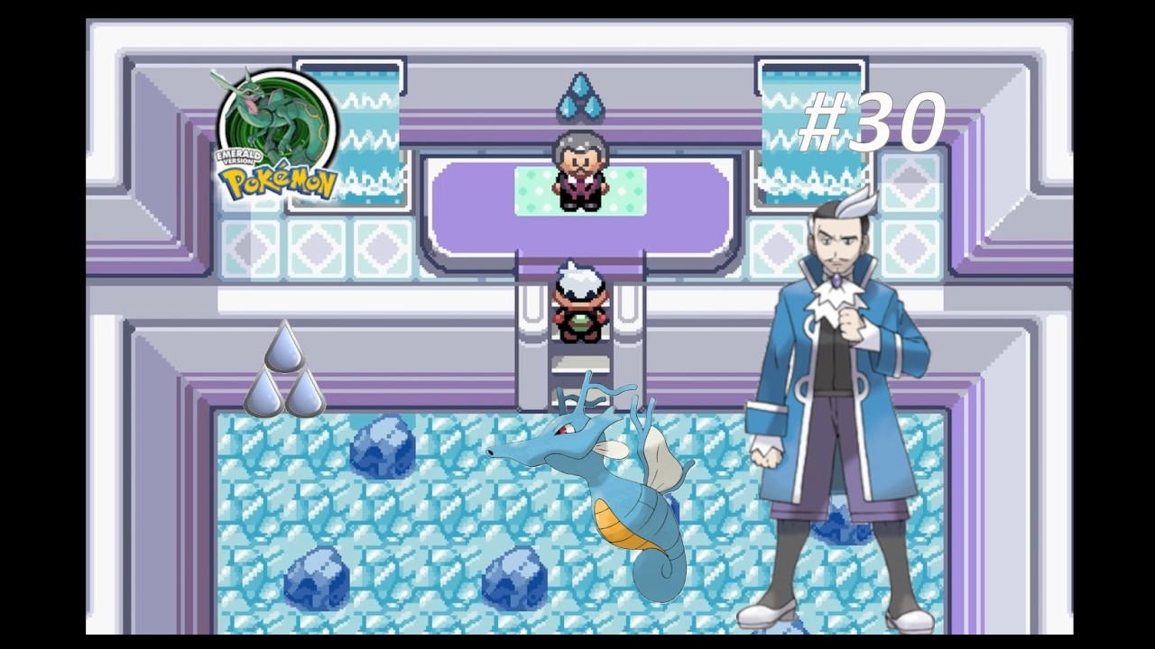 Pokemon Emerald Part 30 : Gym Battle for the Rain Badge #pokemon #emerald #gym #battle