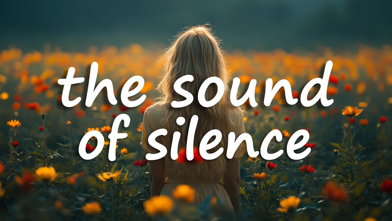 Simon & Garfunkel - The Sounds of Silence (Lyrics)