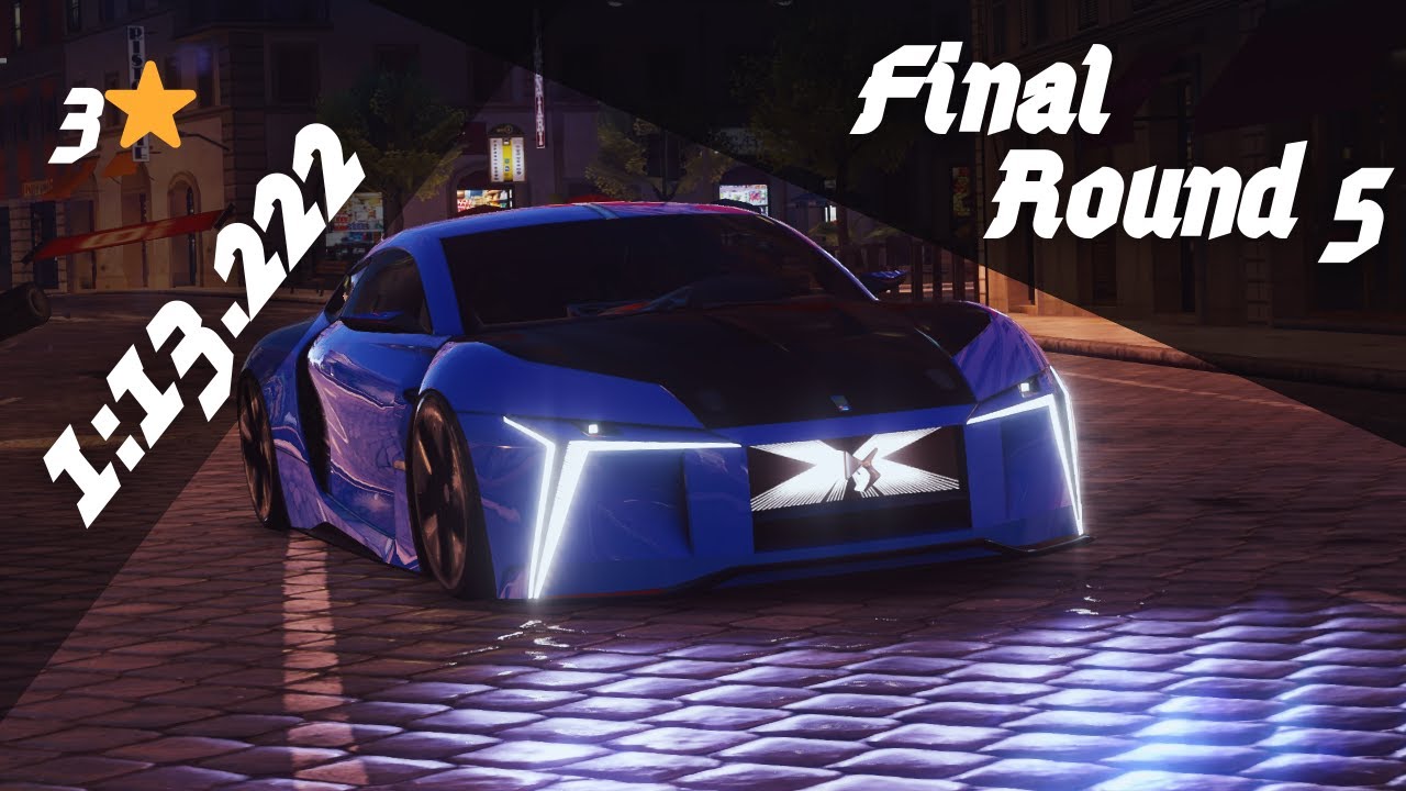 3⭐ - 1:13.222 | DS E-Tense Perf Grand Prix- Final Round 5 [ Pantheon Split ] - Asphalt Legends