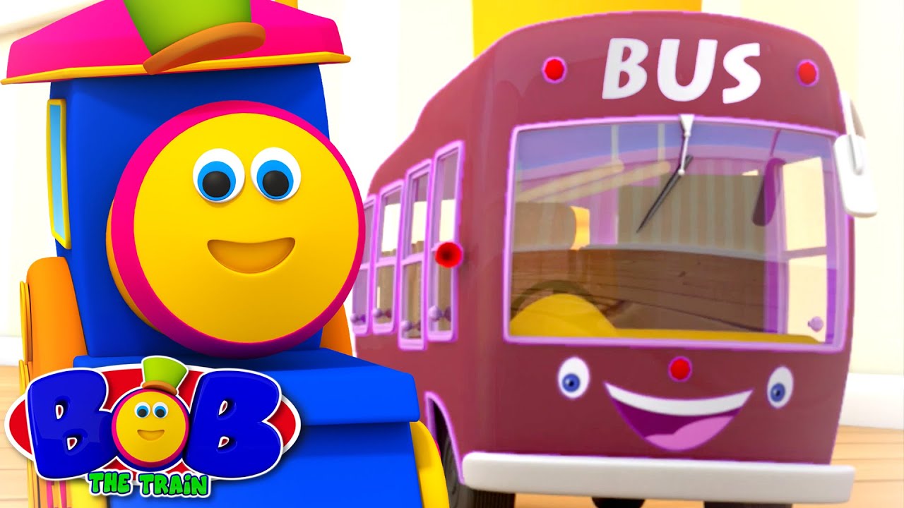 The Wheels on the Bus - Kids Songs & Nursery Rhymes by Bob The Train