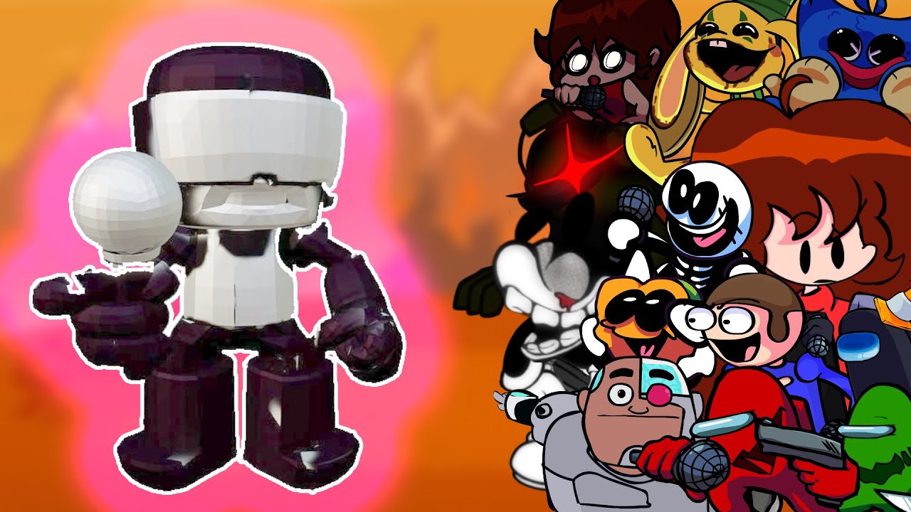 FNF HGU(Vs Tankman Toy) But Different Characters Sing It🎵 Everyone Corrupted Night [Demo] (FNF Mod)