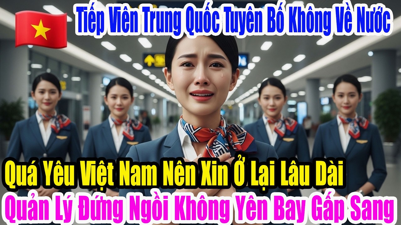 Nữ tiếp viên Trung Quốc kỳ cựu bật khóc vì sốc, chỉ vì lời chào của cô lao công sân bay Nội Bài này!