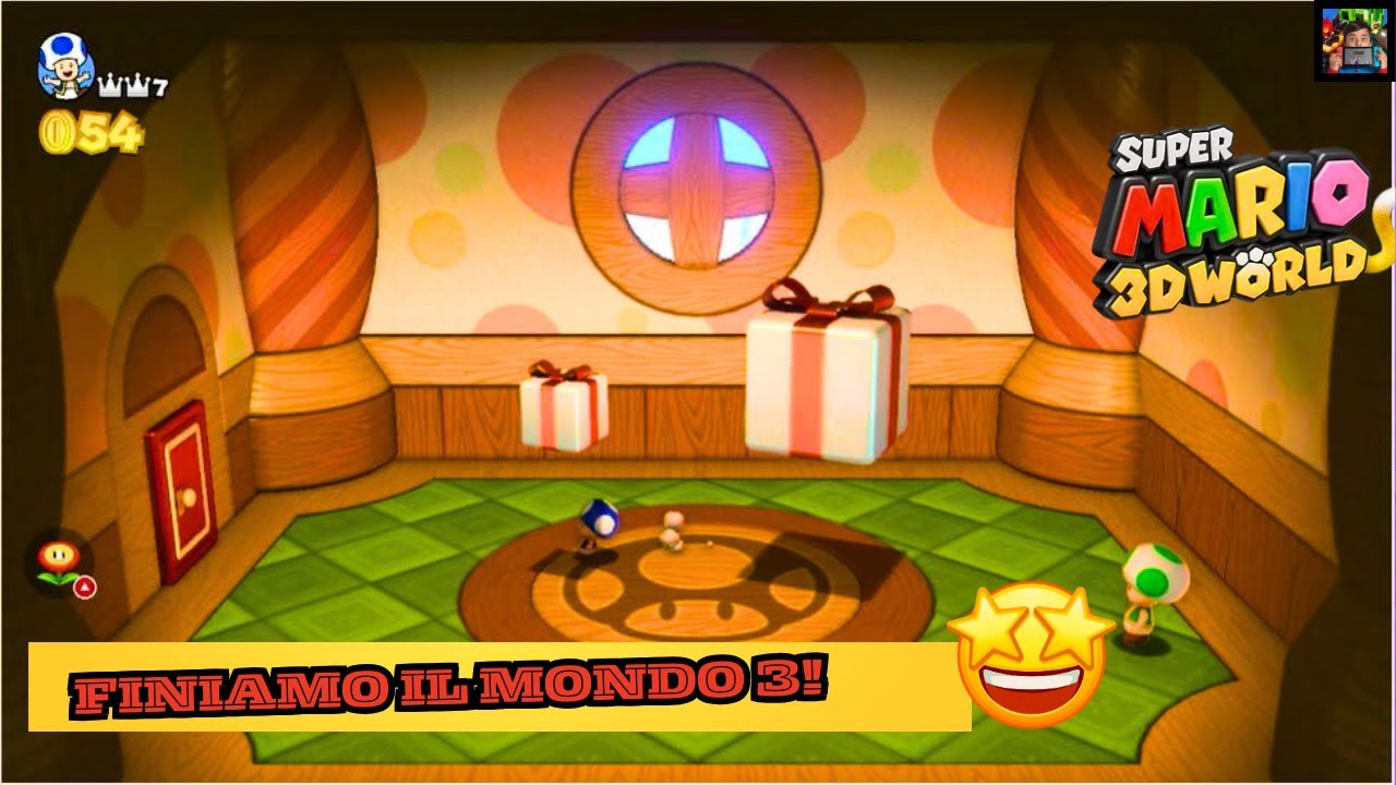 SUPER MARIO 3D WORLD - GAMEPLAY - FINIAMO IL MONDO 3! WALKTHROUGH