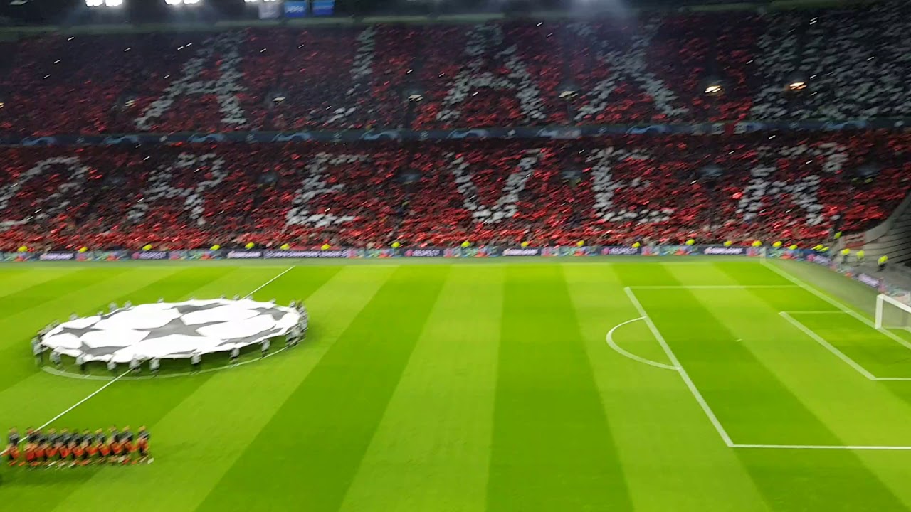 Opkomst en choreo Ajax - Juventus 10-4-2019 1-1  Champions leugue