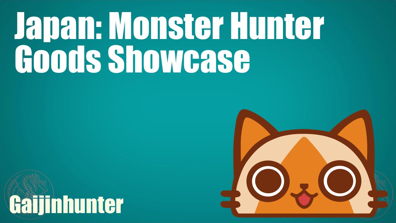 Japan: Monster Hunter Goods