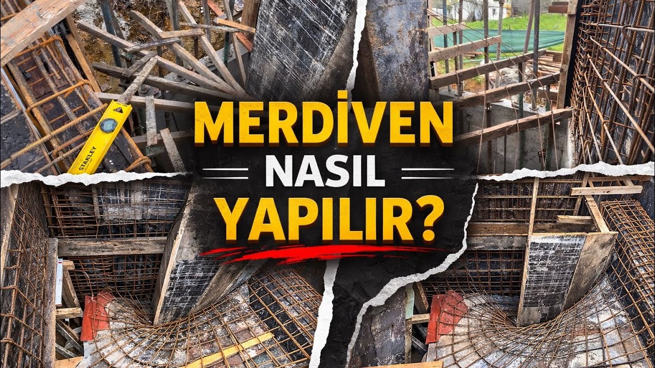 MERDİVEN YAPIM AŞAMALARI NELERDİR?-İNŞAAT VLOG