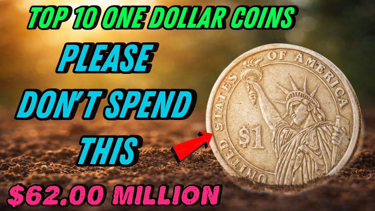 Top 10 Most Valuable U.S. One Dollar Coins Worth a Fortune! 💰🇺🇸