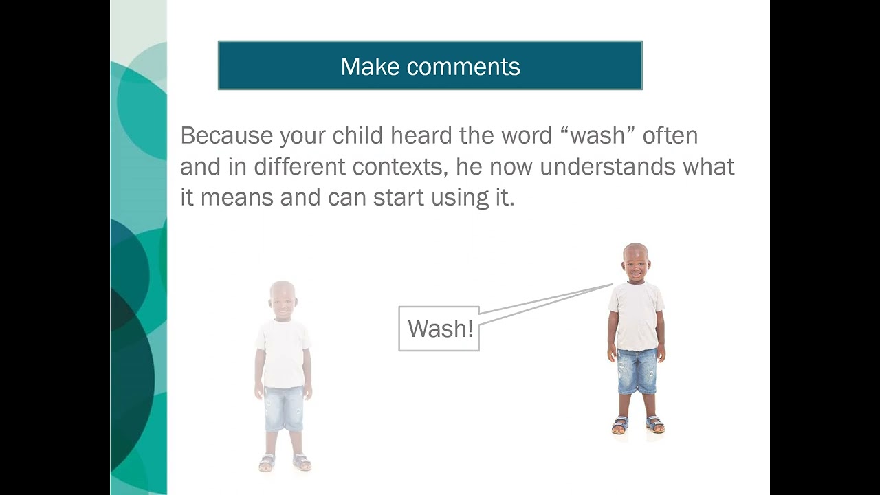 Helping my child to develop his language skills