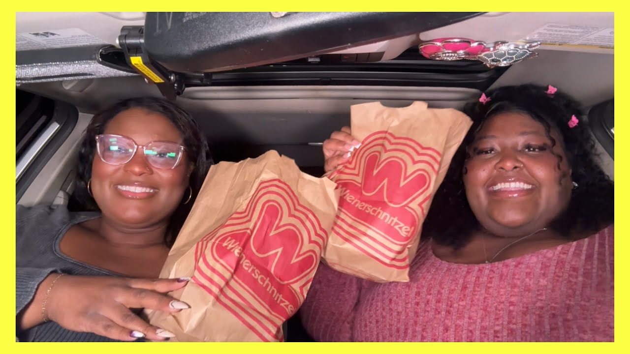 Wienerschnitzel mukbang! | eating like each other | DeLexis