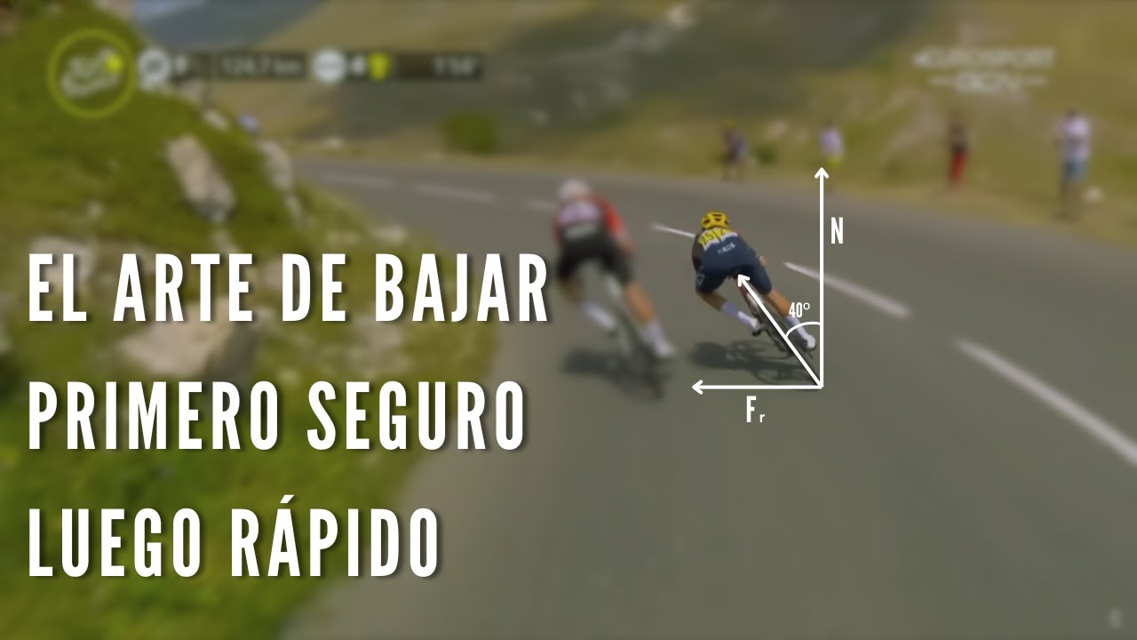 Cómo BAJAR RÁPIDO en ciclismo en carretera. [Parte 1]
