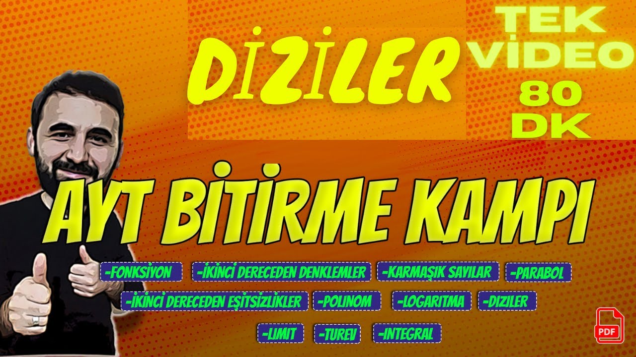 DİZİLER (Çıkabilecek Tüm Soru Tipleri ) | TEK PDF TEK VİDEO | Konu ANLATIMI  #YKS #TYT #AYT