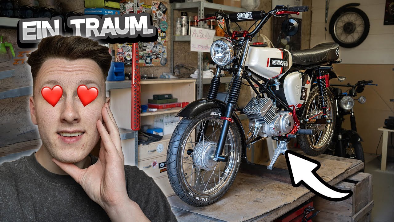 Unsere Wheelie-Simson ist vollendet! 😍🔥 | Letzte Werkstatt-Session | Wheelie-Moped #07