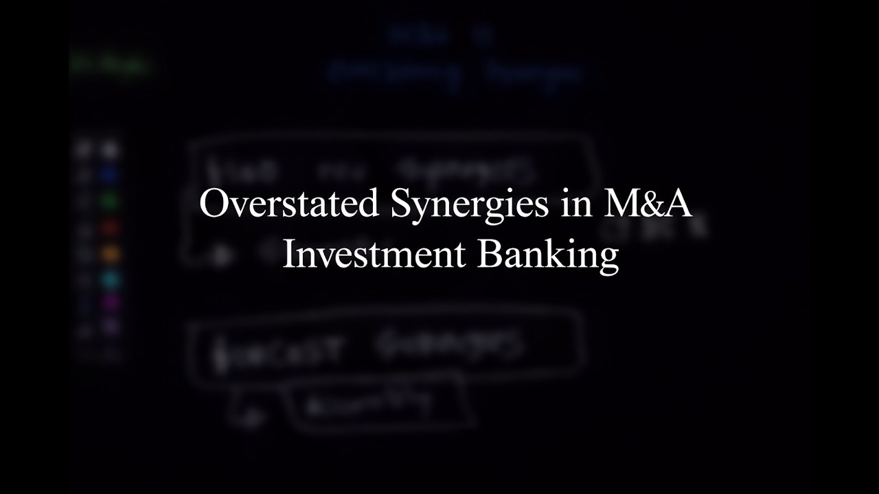 Overstating Synergies in a Merger Model | Investment Banking