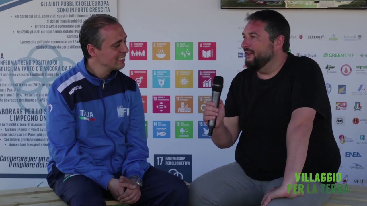 Sergio Scarpetta, campione del mondo di Dama, al Villaggio per la Terra