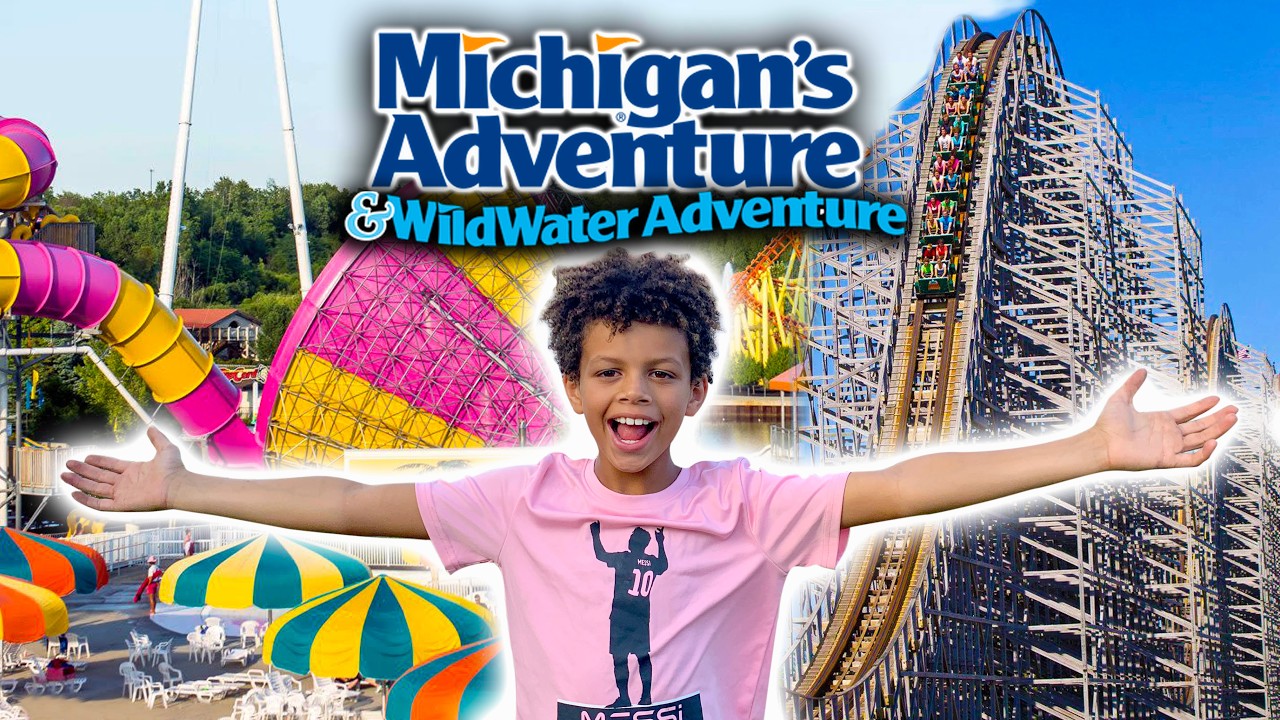 Michigan’s Adventure 2024 – Roller Coasters, Water Slides & Fun