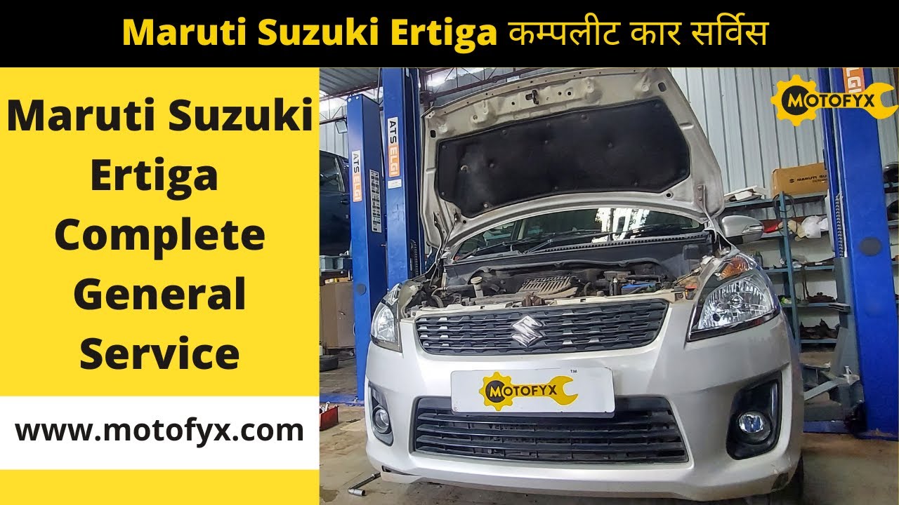 Maruti Suzuki Ertiga Service By MotoFyx | Expert Technicians  | Genuine Spare Parts | Live Updates