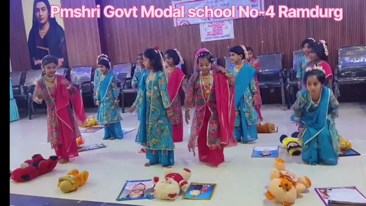 Appa I Love You Kannada Song dance 1std Students Pmshri Govt school No-4 Ramdurg annual Day 2025