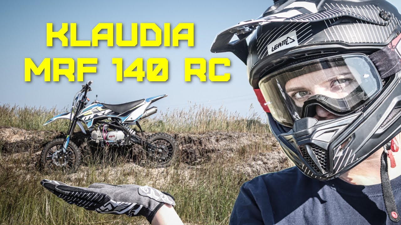 Moja Kobita też kupiła PitBike MRF 140 RC (pierwsze jazdy i nauka)