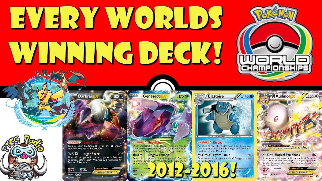 Every World Championship Winning Deck! Best Pok&eacute;mon TCG Decks EVER! (2012 - 2016)