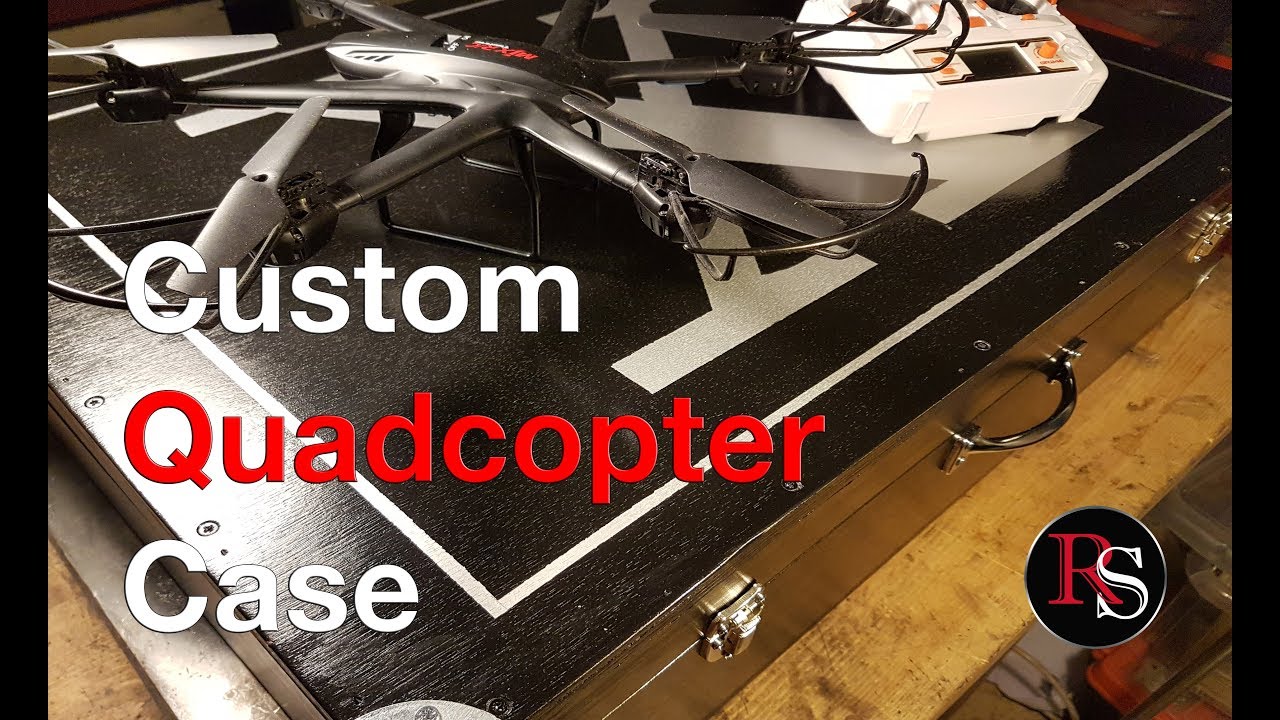 How To Make A Custom Drone Case / Box And Launch Pad - DIY