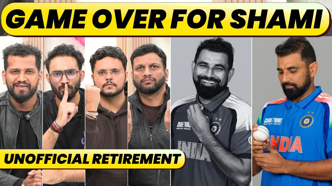 SORRY SHAMI BHAI, YOU DESERVE BETTER. WHY THIS DISRESPECT FROM SELECTORS & MANAGEMENT.