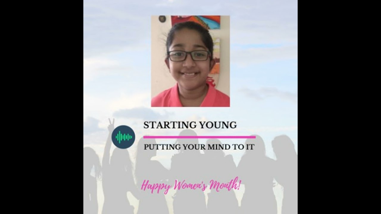 Starting young with Anjali Jayaraman