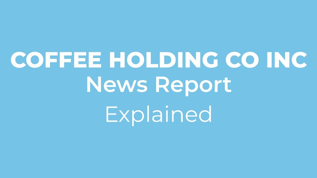 Coffee Holding Co: Decoding the Beans, or Just Beans?