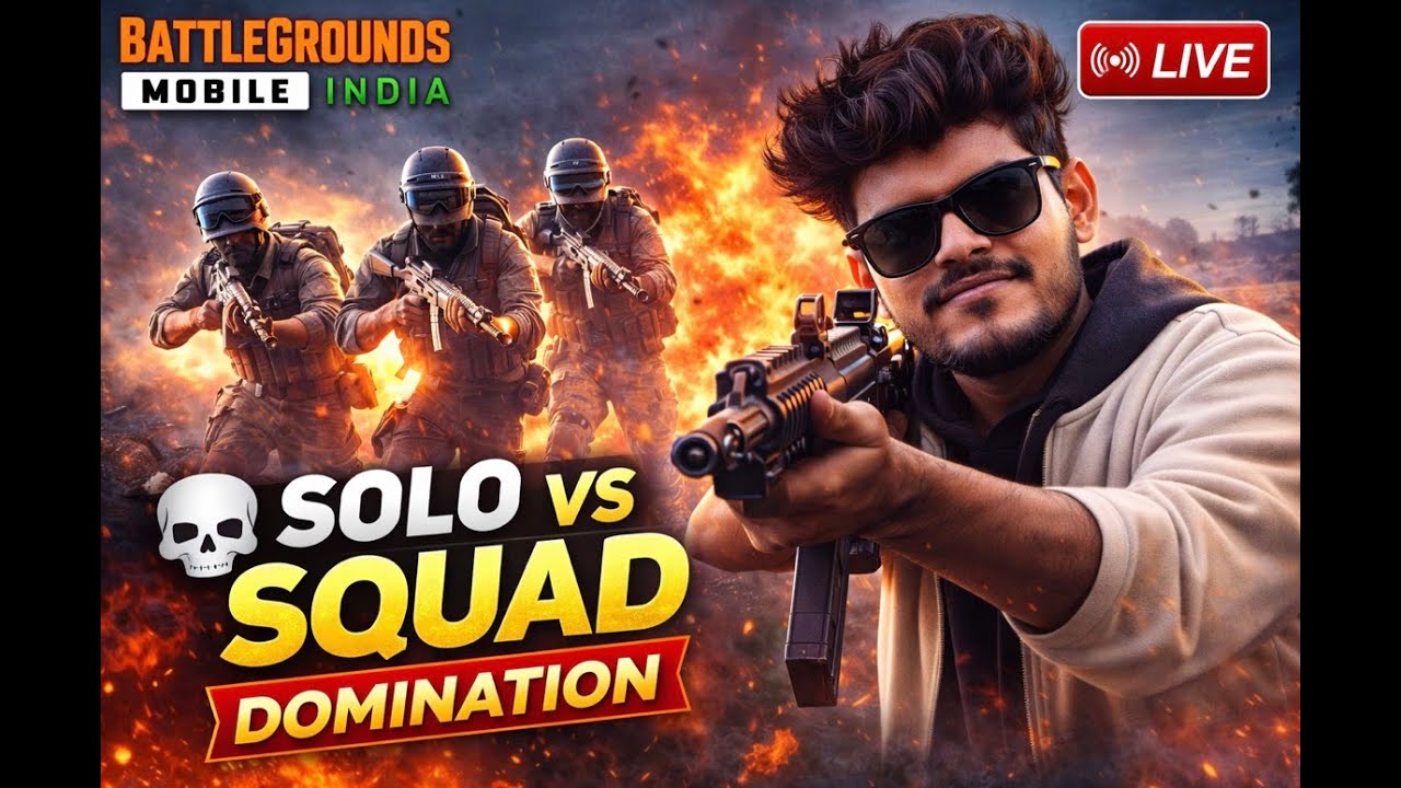 💀 Solo vs Squad Domination | BGMI Pro Gameplay