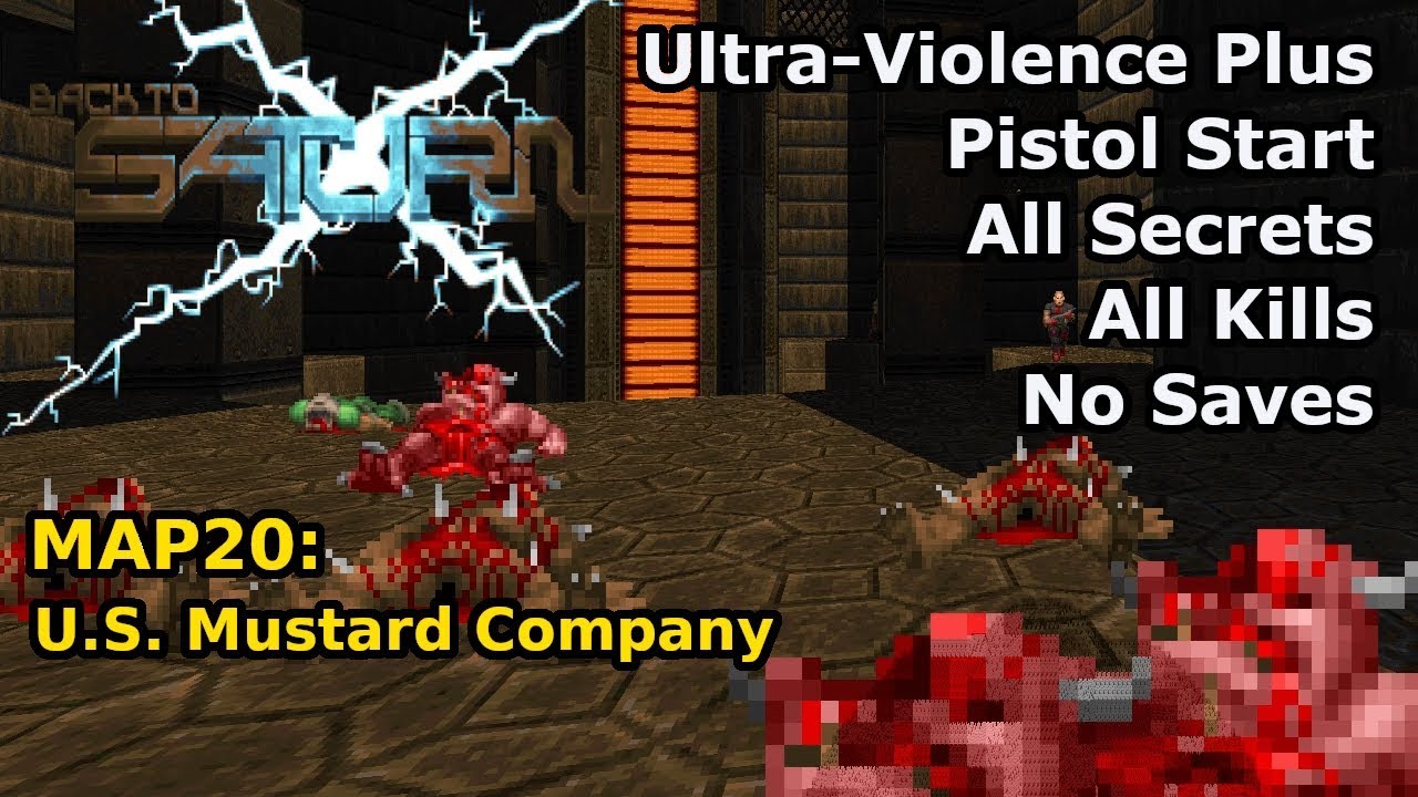 Doom II: BTSX E1 - MAP20: U.S. Mustard Company (Ultra-Violence Plus 100%)