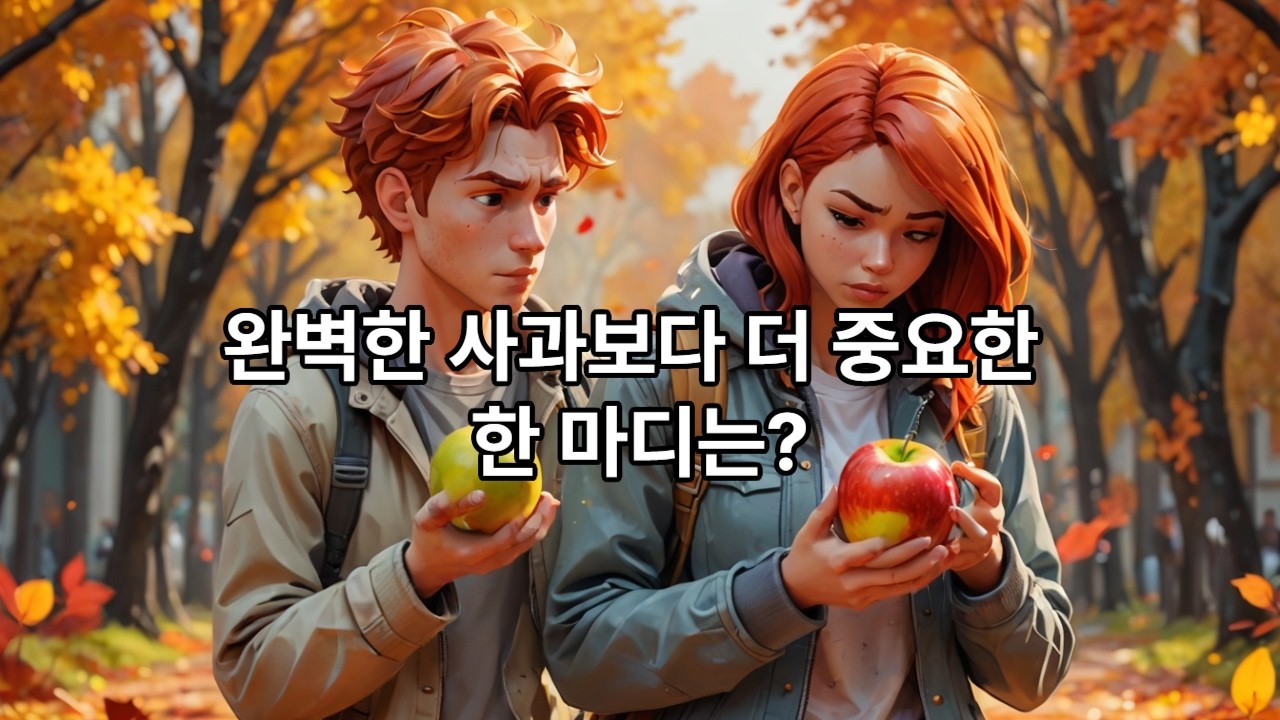사과했는데 더 크게 싸웠습니다 — 그날 밤 카톡 한 줄이 어긋난 이유
