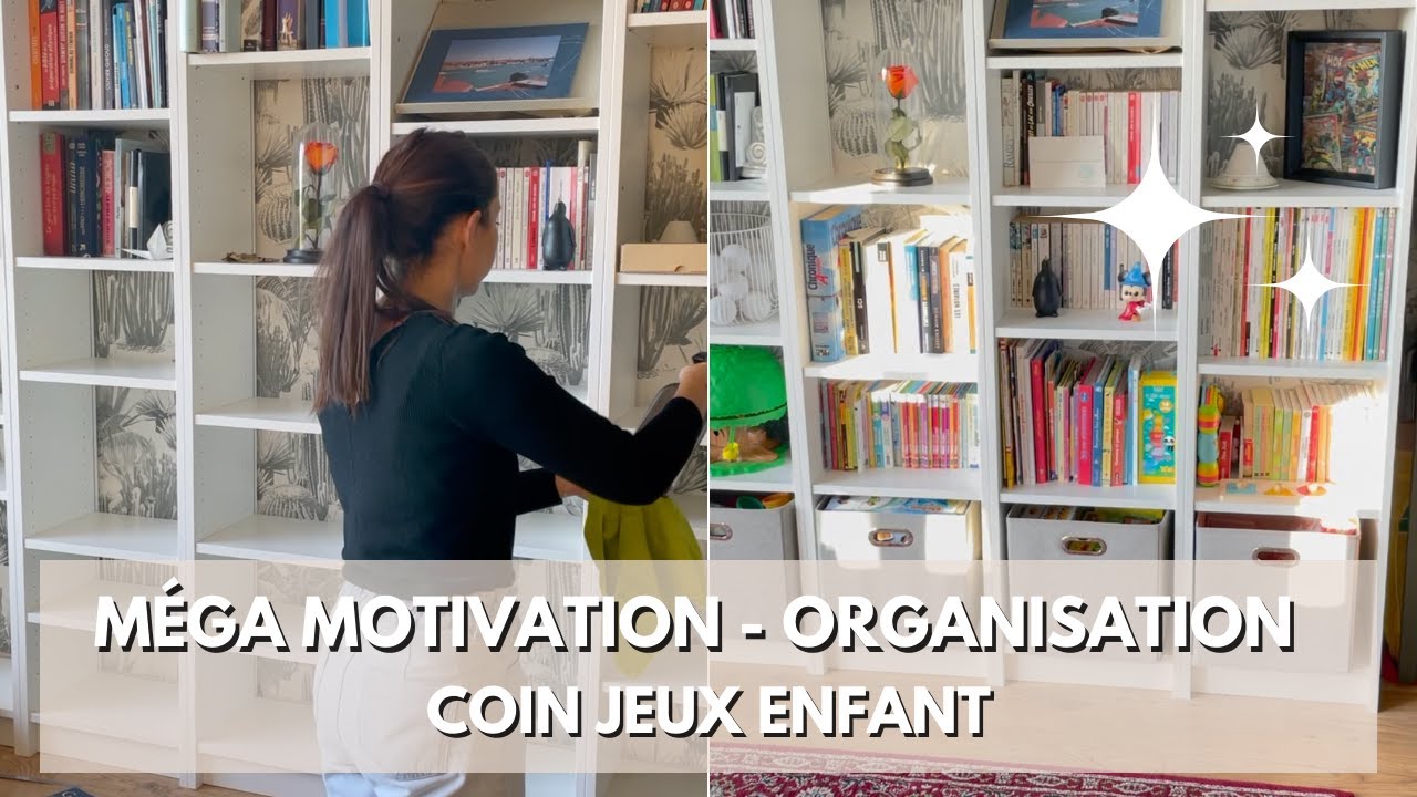 Organisation coin jeux dans le salon